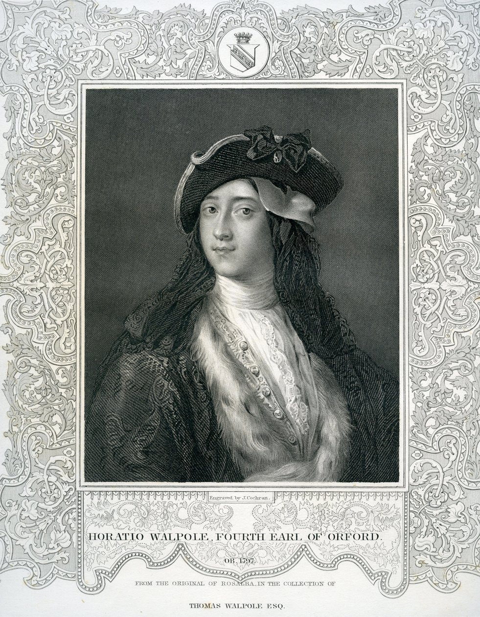 Horatio Walpole, fjärde greven av Orford (1717-97) av English School