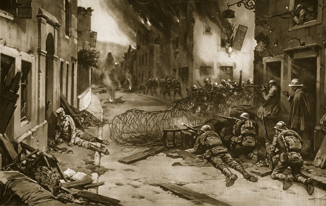 Hur italienarna drev österrikarna ut ur det brinnande Asiago i juni 1916 och höll sin dragkraft mot de venetianska slätterna 1914-19 av English School