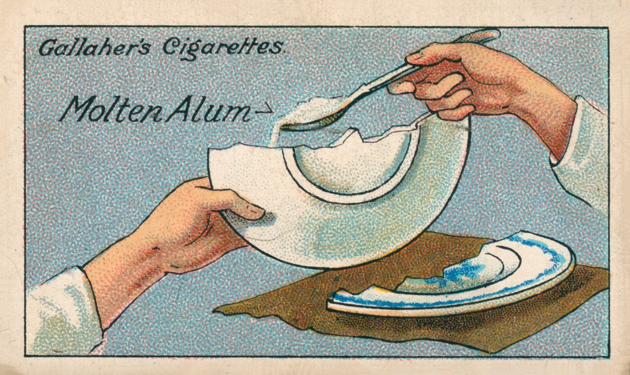 Hur man lagar trasigt porslin (chromolitho) av English School