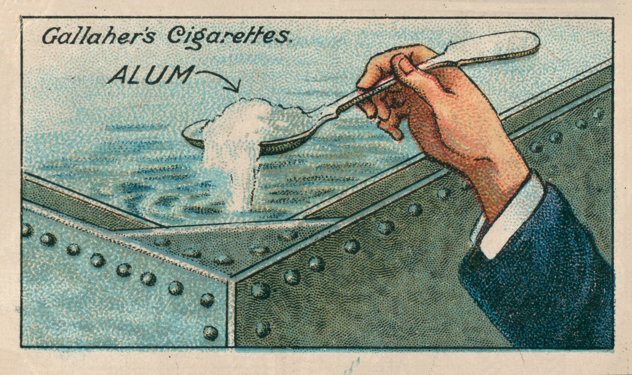 Hur man renar vatten i cistern (chromolitho) av English School