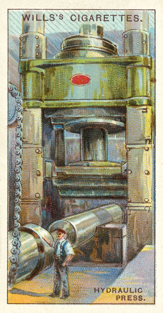 Hydraulisk press (chromolitho) av English School
