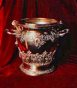 Ishink med armar från 1:e earlen av Bristol av Rollo, 1715-20 (silver) av English School
