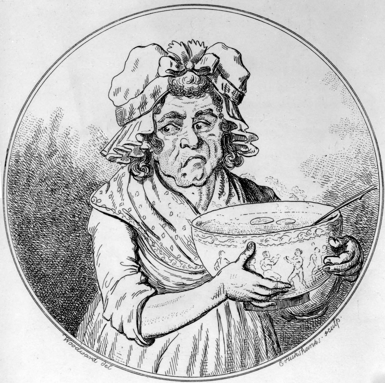Illustration, av George Moutard Woodward, graverad av Isaak Cruickshank, publicerad av Allen&West, 1796 av English School