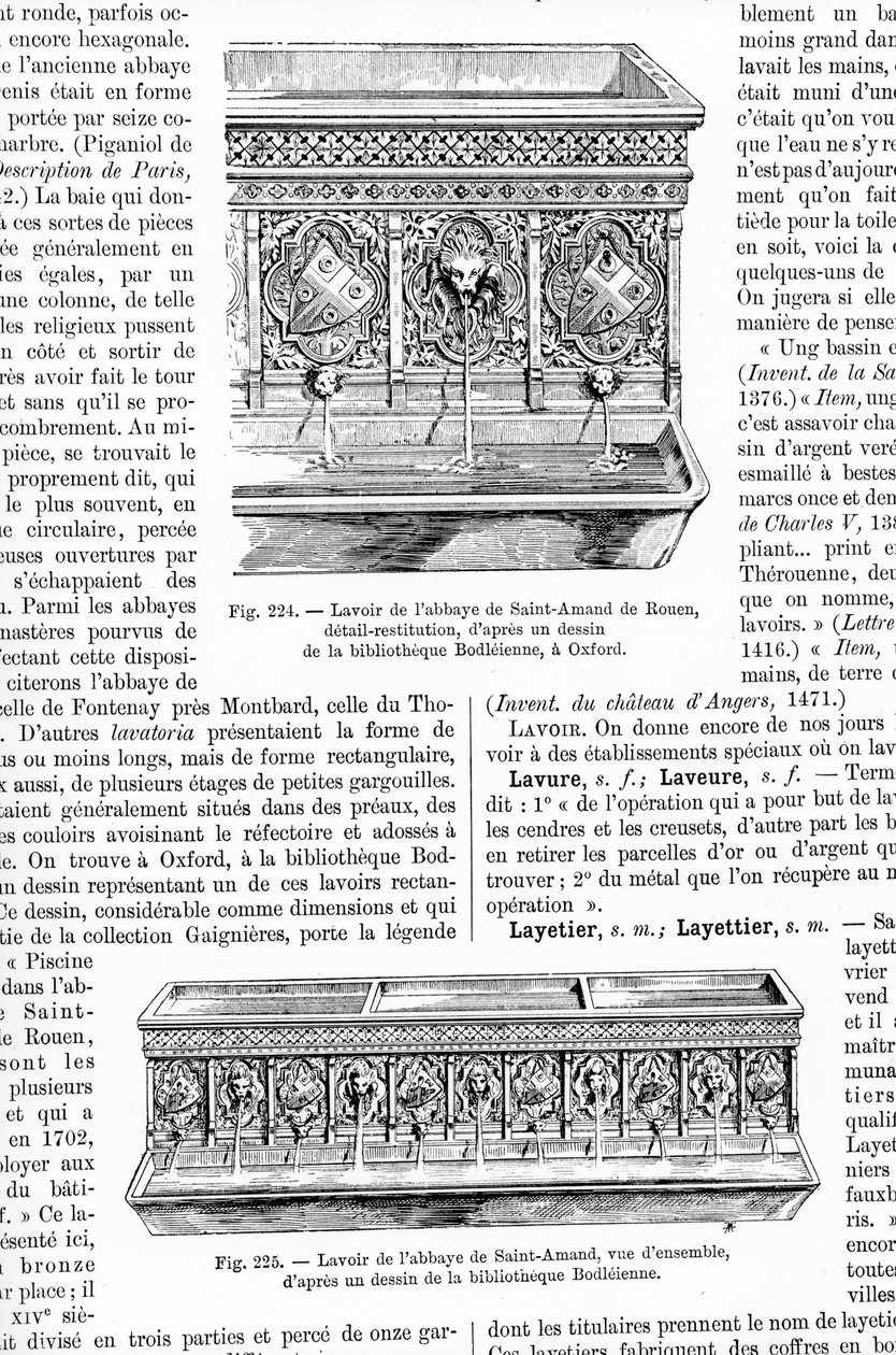 Illustrationer av en Lavoir, 1887 av English School