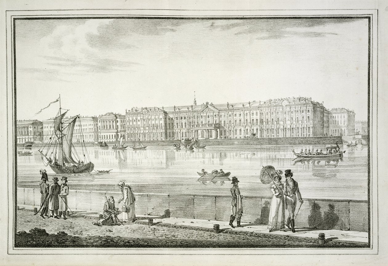 Kejserliga vinterpalatset, St. Petersburg av English School