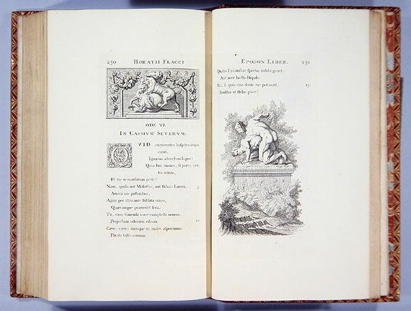I Cassium Severum, från verk av Quintus Horatius Flaci, tryckt av John Pine, 1733-7 av English School