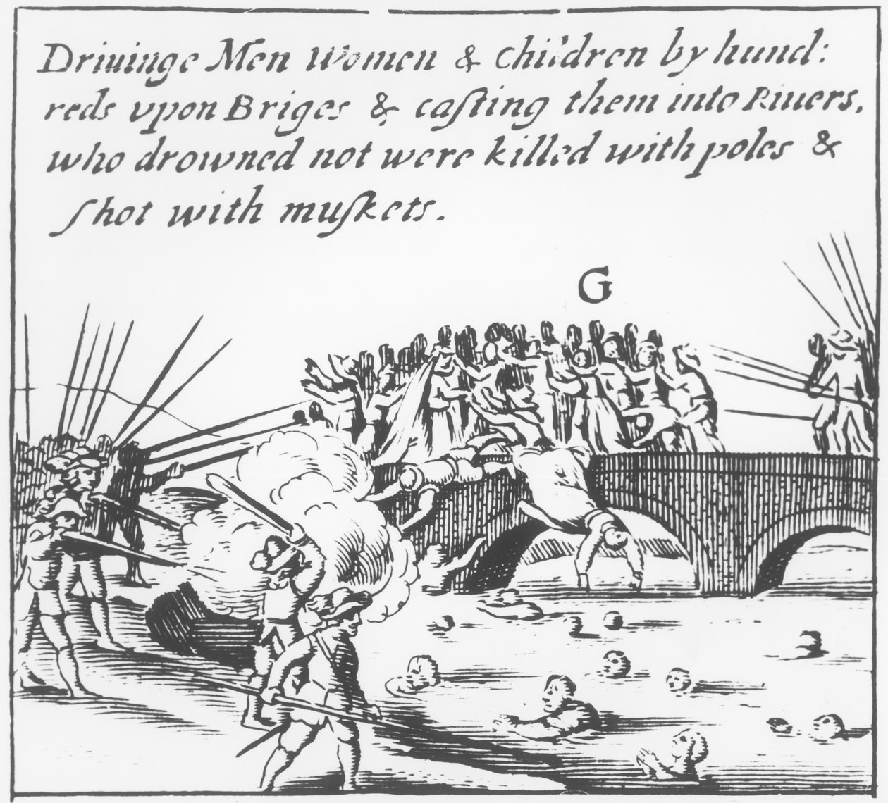 Incident under Tyrones uppror i Portadown, 1641-42 av English School