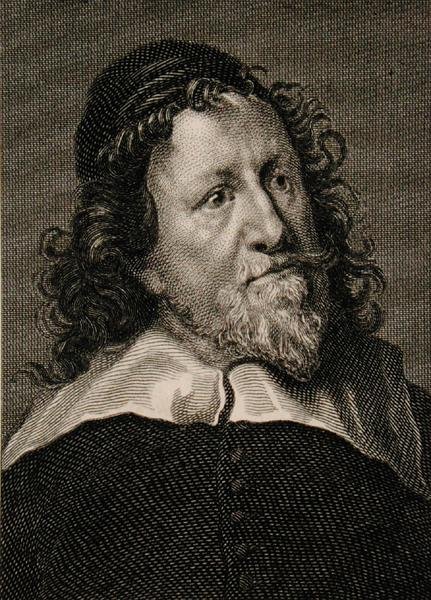 Inigo Jones (1573-1652) (gravyr) av English School