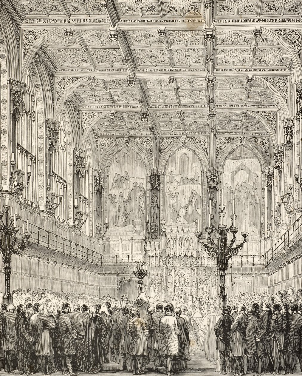 Interior of the House of Lords, från 