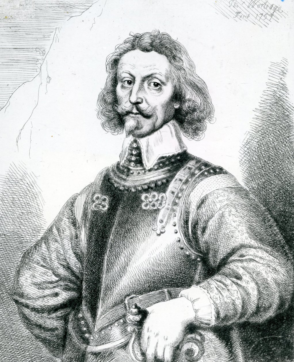 Jacob Astley (1579-1652) 1:e baron Astley av Reading, ca 1757 av English School