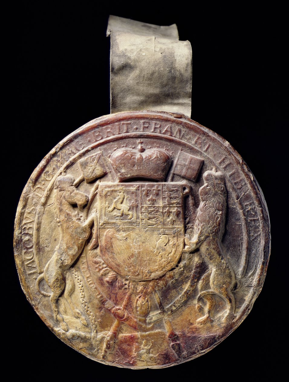 James Is Great Seal, 1600-talet (vax) av English School