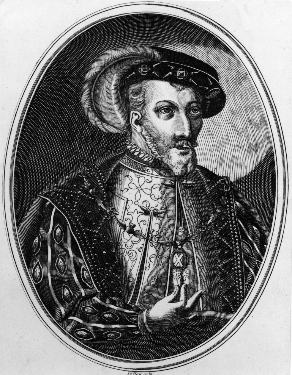 James V, kopia från 1800-talet efter en illustration från Jonstons "Inscriptions of the Historical Kings of Scots", publicerad första gången 1602 av English School