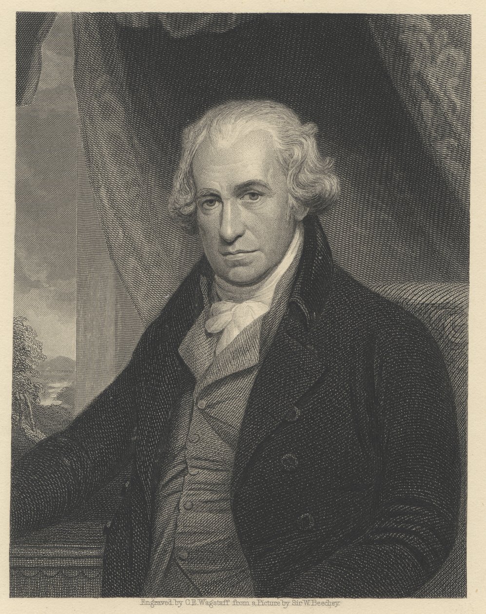 James Watt (gravyr) av English School