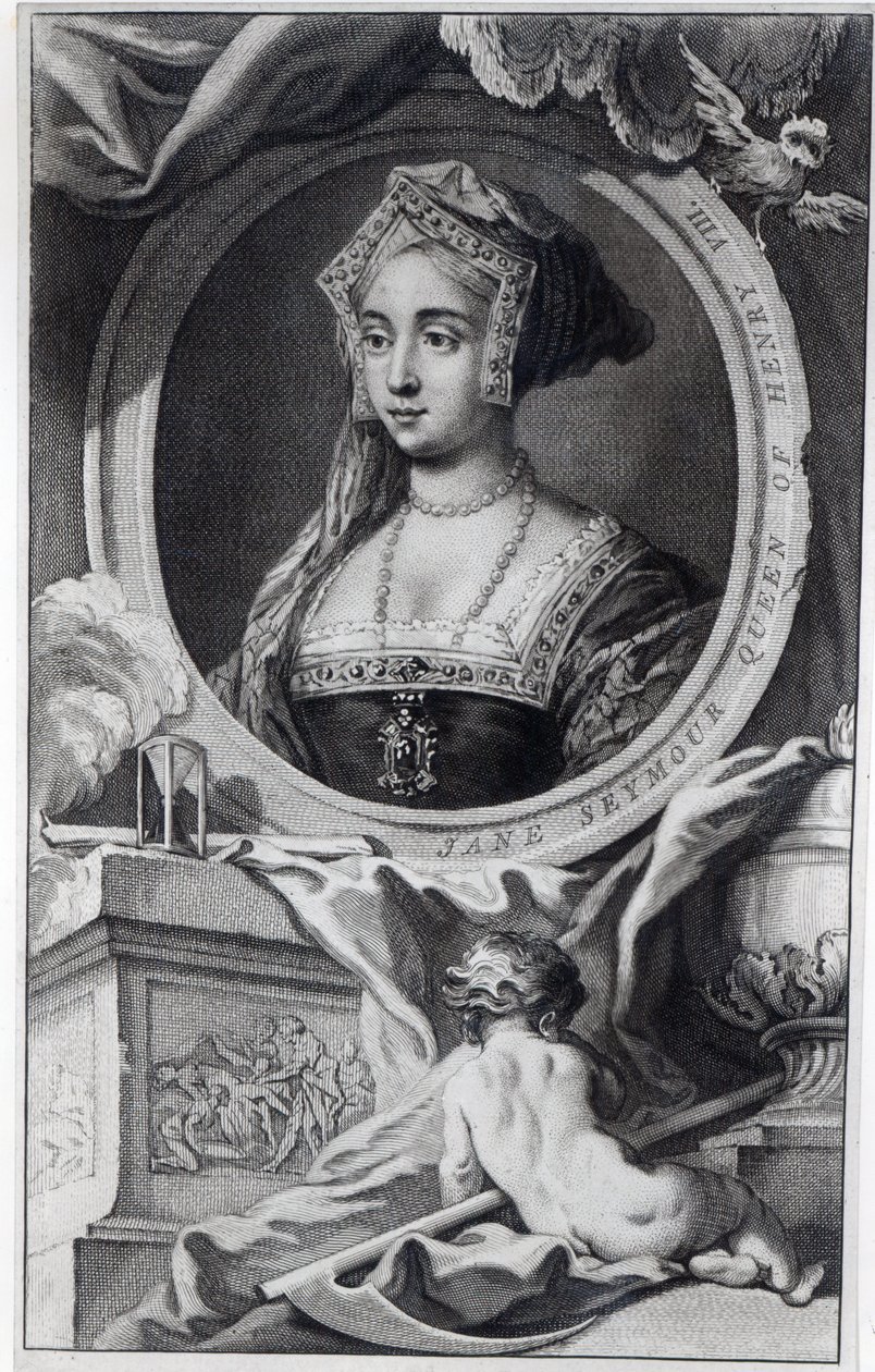 Jane Seymour, graverad av Jacobus Houbraken, 1746 av English School