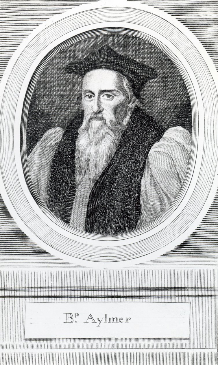 John Aylmer, Lord Bishop of London (1521-94) av English School