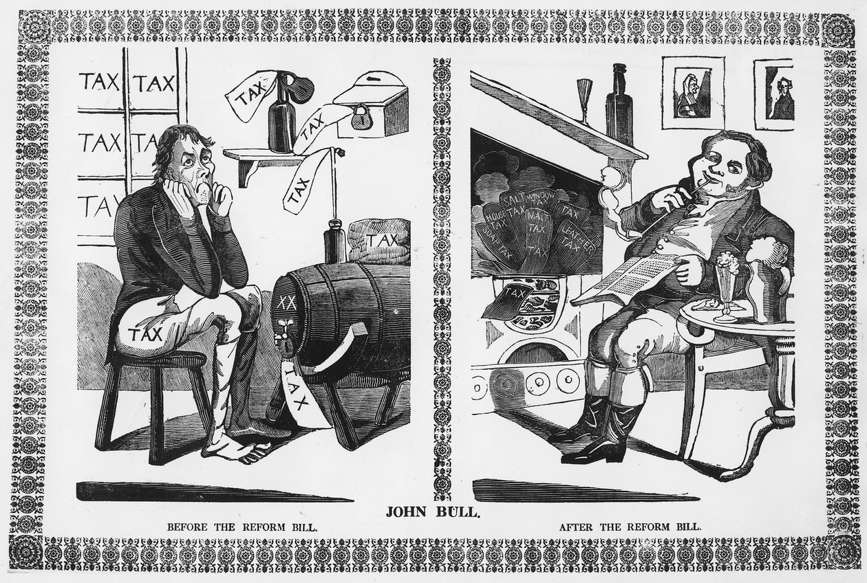 John Bull före och efter reformpropositionen av English School