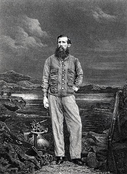 John Hanning Speke, frontispice för sin bok 