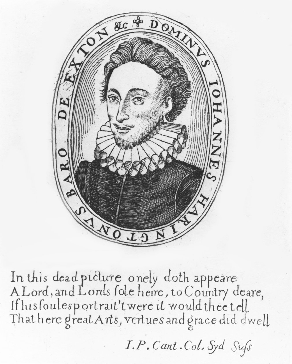 John Harington, 2:a baron Harington av Exton (gravyr) av English School