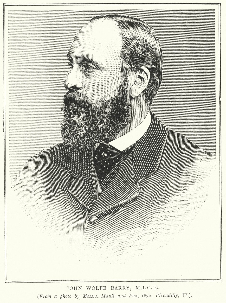 John Wolfe Barry, MICE (gravyr) av English School
