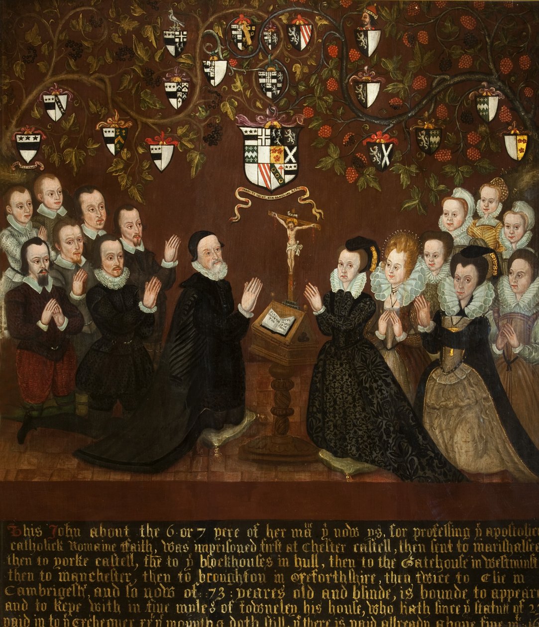 John och Mary Towneley och familj, 1601 av English School