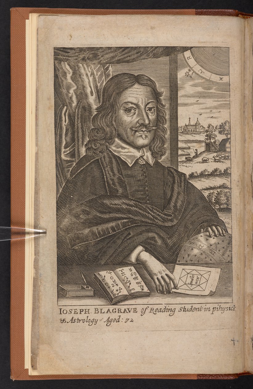 "Joseph Blagrave från Reading studerar Pihysick  Astrology: 72 år gammal" Joseph Blagrave, Blagrave