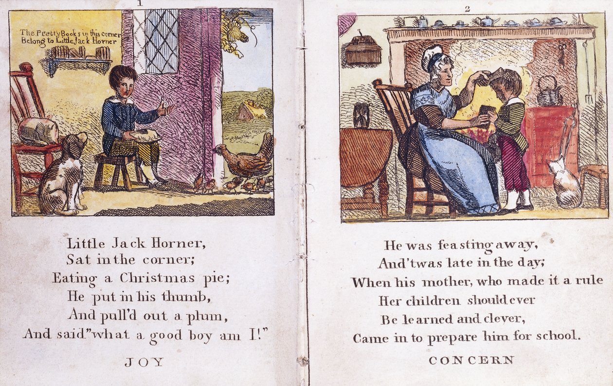 Glädje och oro, 1806 av English School