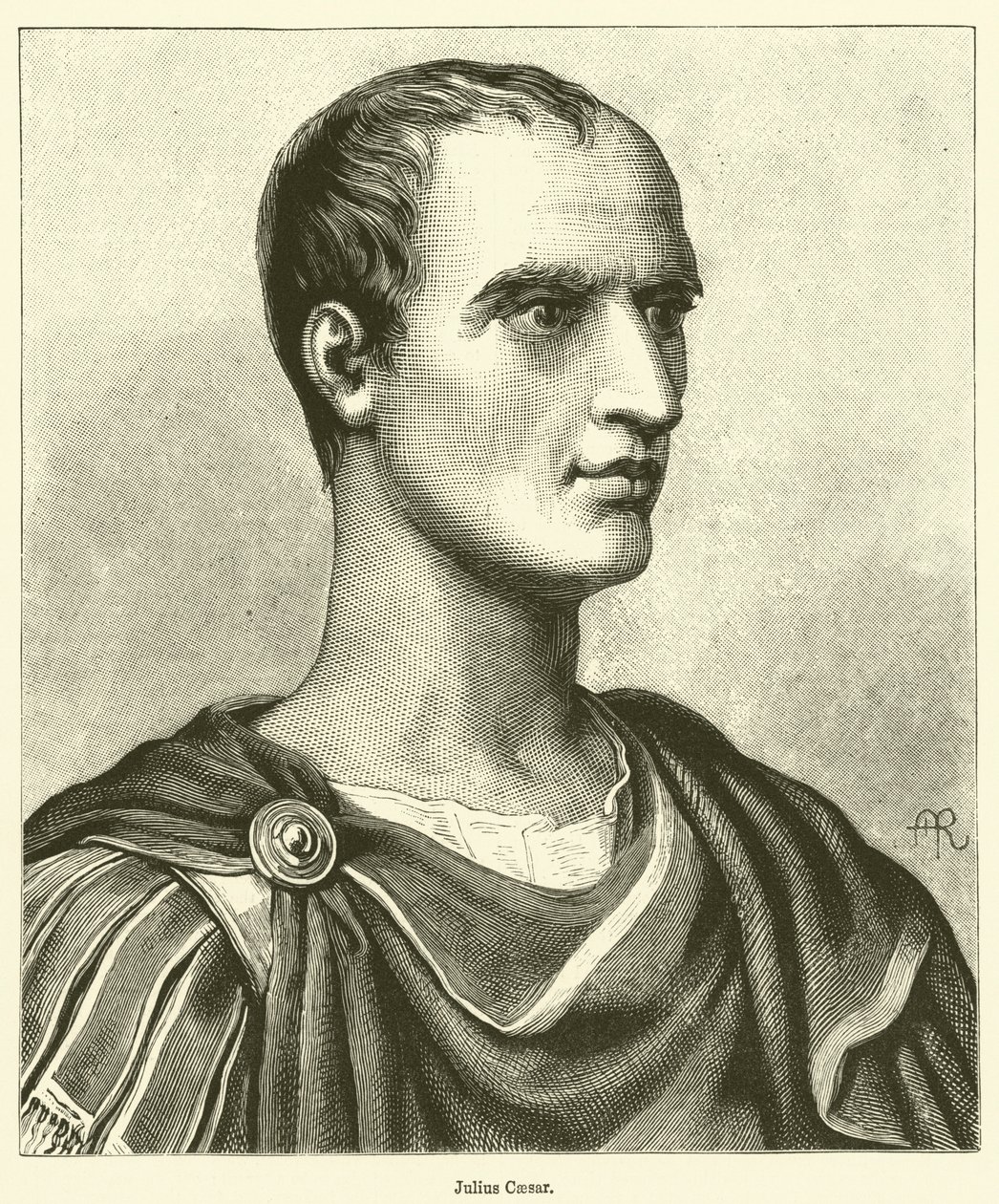 Julius Caesar (gravyr) av English School