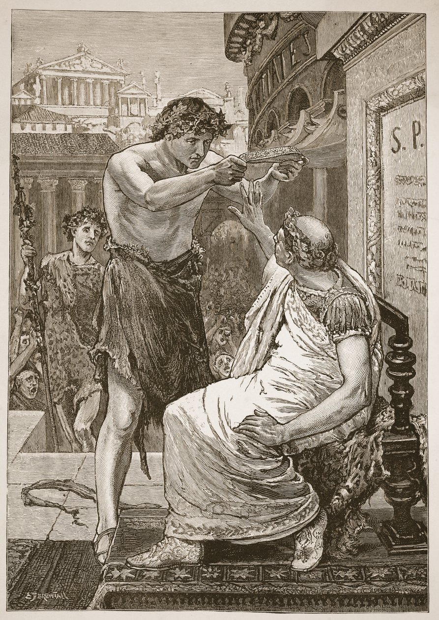 Julius Caesar vägrar kronan som erbjuds av Anthony av English School