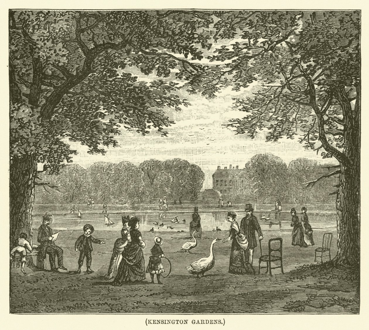 Kensington Gardens (gravyr) av English School