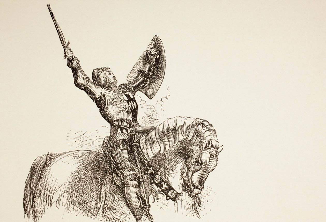 Kung Henrik IV, del ett, 1890 av English School