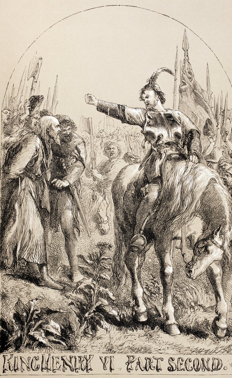 Kung Henrik VI, del II, 1890 av English School