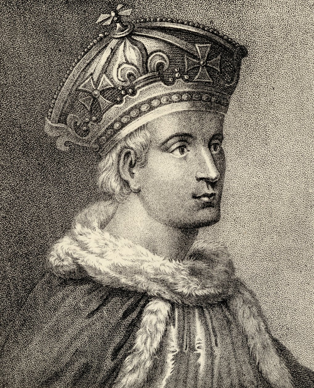 Kung Henrik VI av England, illustration från "Memoirs of Eminent Etonians", av Sir Edward Creasy, publicerad i London 1876. av English School