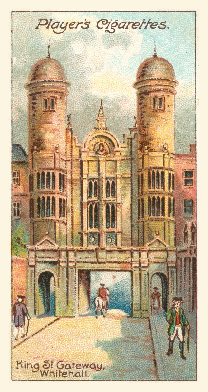 King St Gateway, Whitehall (chromolitho) av English School