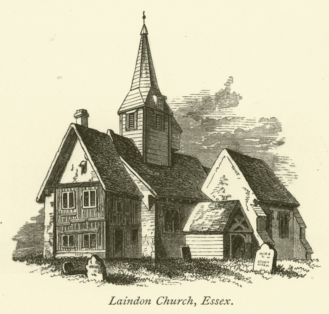 Laindon Church, Essex (gravyr) av English School