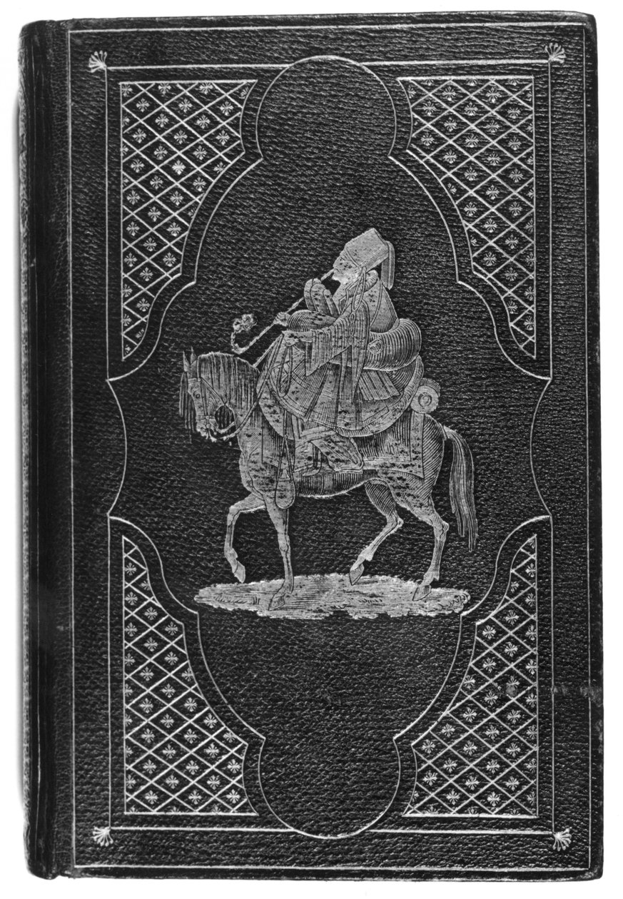 Läderfodral för Eothen; eller, Traces of Travel Braught Home from the East av Alexander William Kinglake (1809-91) publicerad 1844 av English School