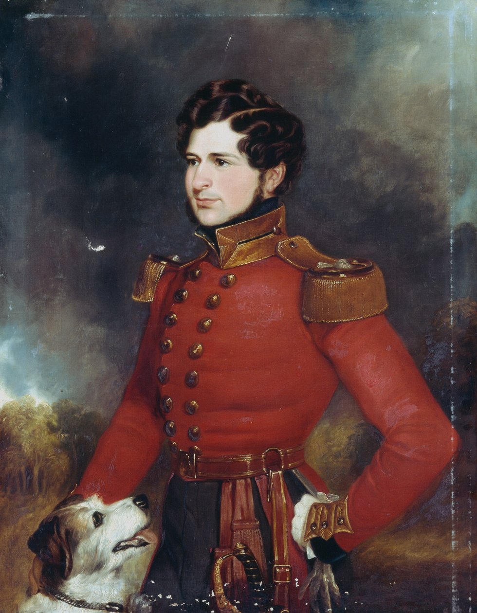 Löjtnant Edward Hope Smith Bowdich (1822-82) c.1840 av English School