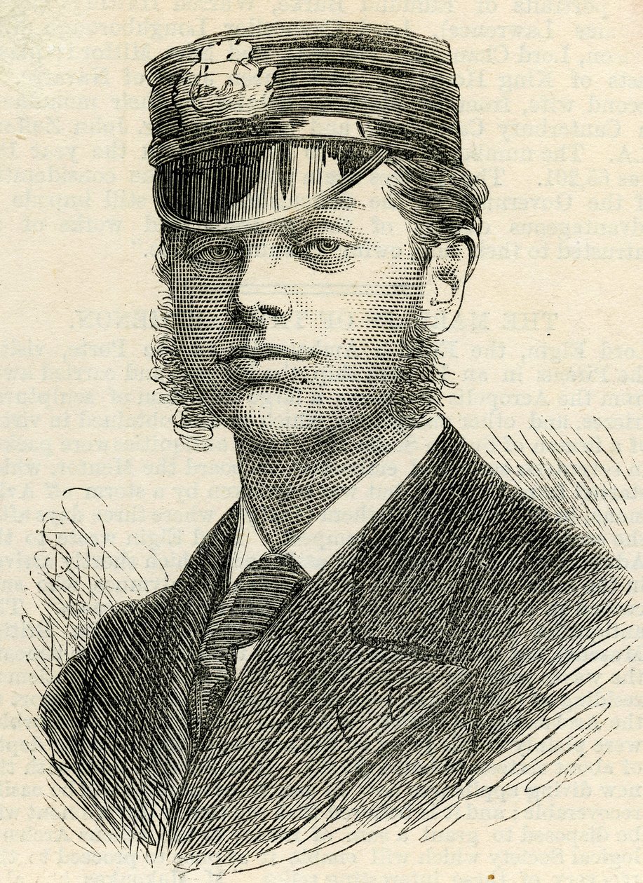 Löjtnant R.H. Archer, 1875 av English School