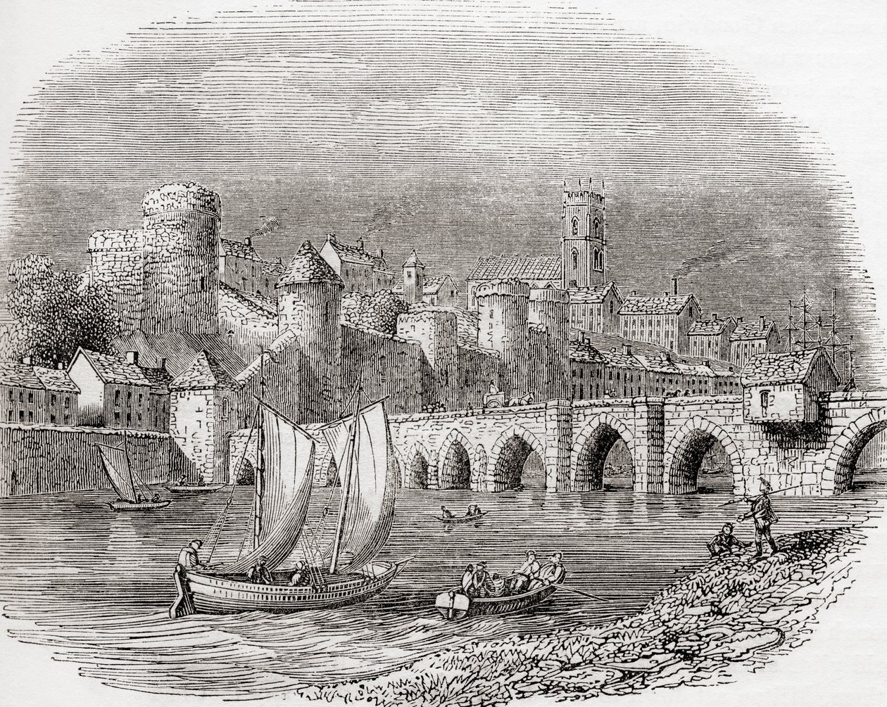 Limerick, County Limerick, Irland, med King John