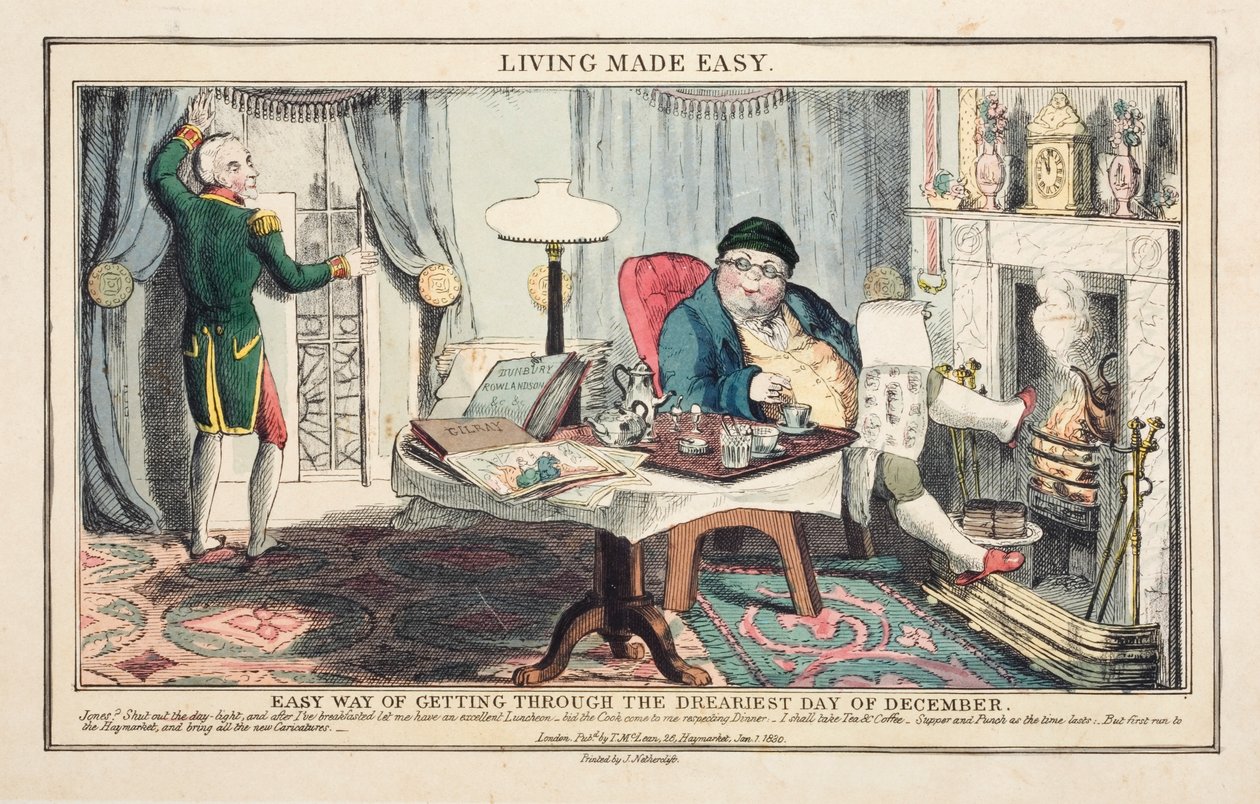 Living Made Easy, tryckt av J. Netherclift, publicerad i London av Thomas McLean av English School