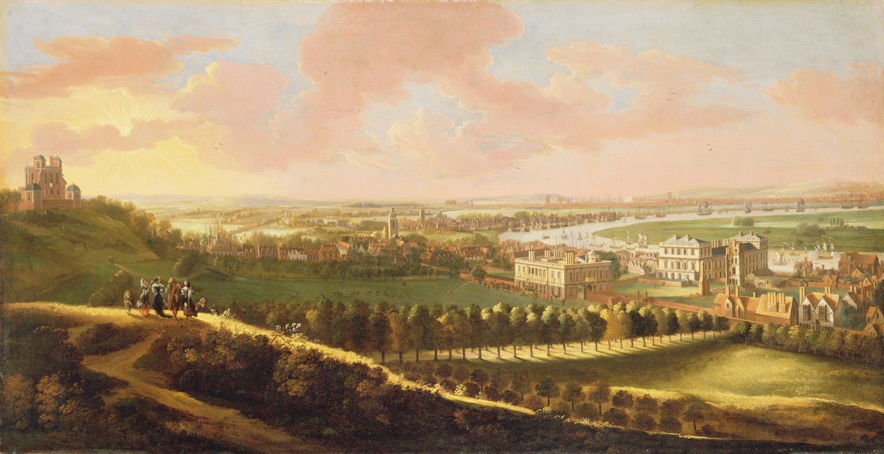 Lonetona mai Greenwich Hill, c.1680 swed av English School