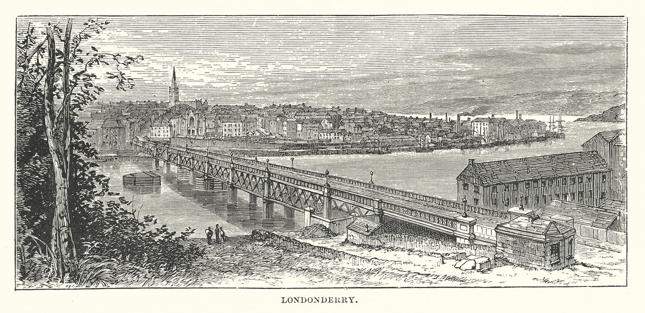 Londonderry (gravyr) av English School