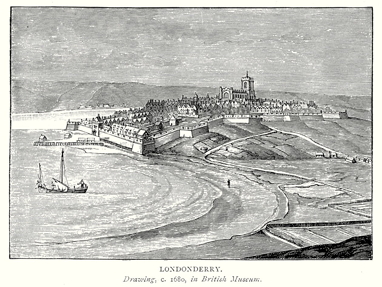 Londonderry (gravyr) av English School