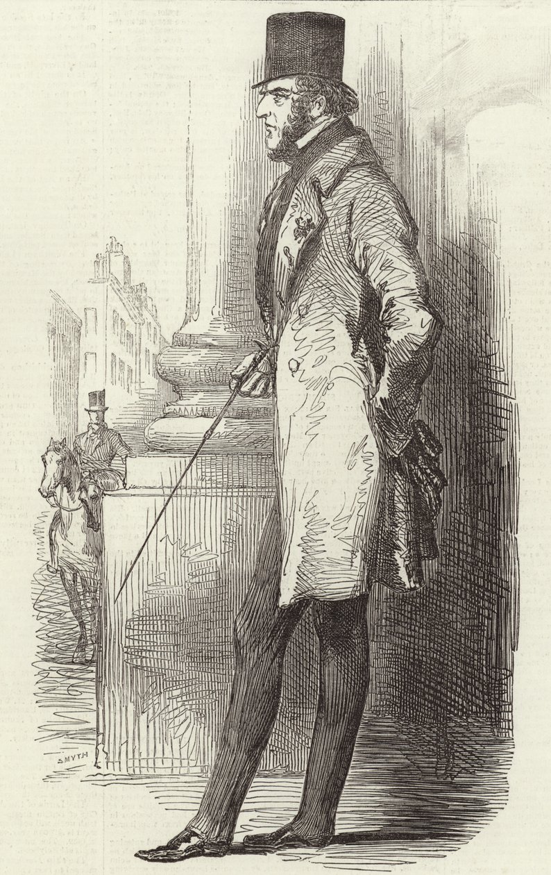 Lord George Bentinck (gravyr) av English School