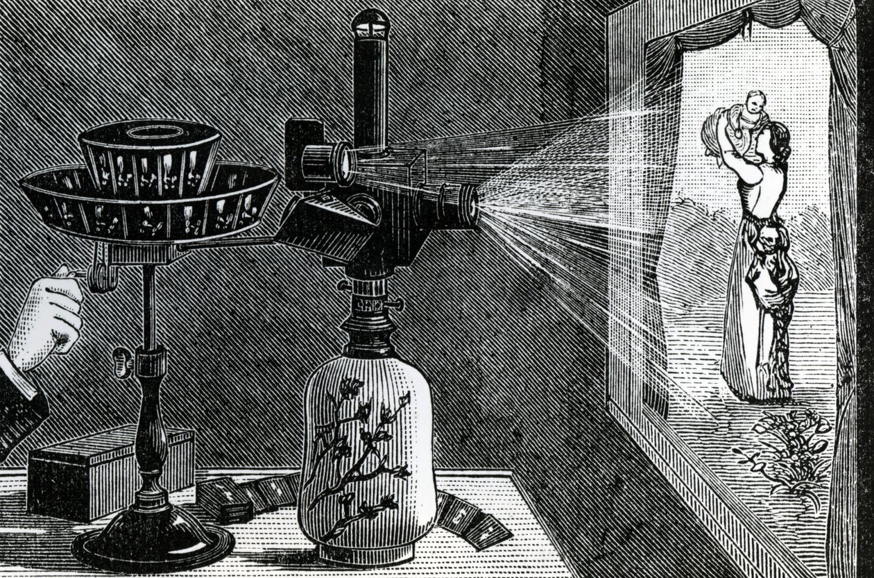 Magic Lantern projicerar en moderscen av English School