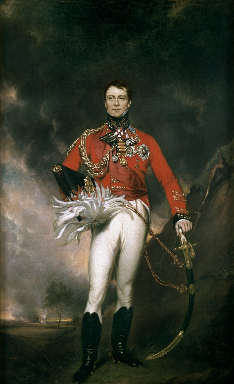 Generalmajor Sir James Kempt, ca 1824 av English School