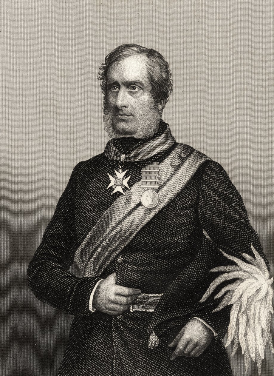 Generalmajor Sir Henry Havelock, från "The History of the Indian Mytery" publicerad 1858 av English School