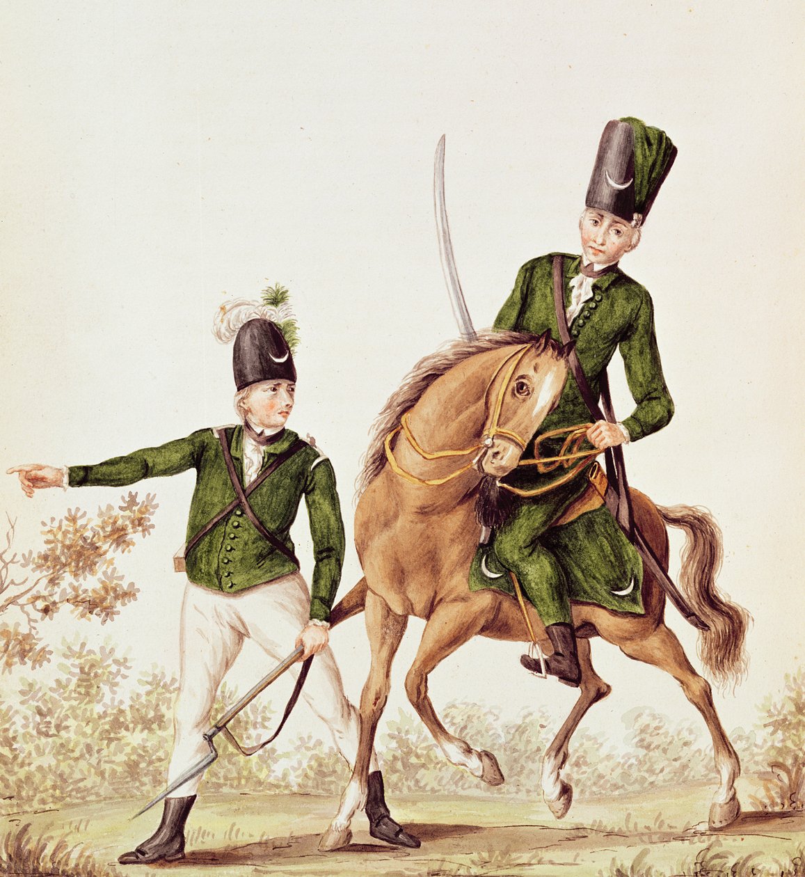 Man och Huzzar från Queen
