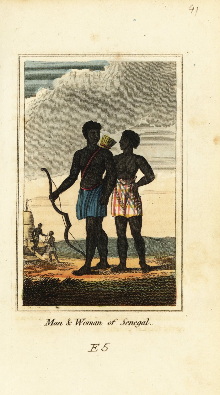 Man och kvinna i Senegal av English School