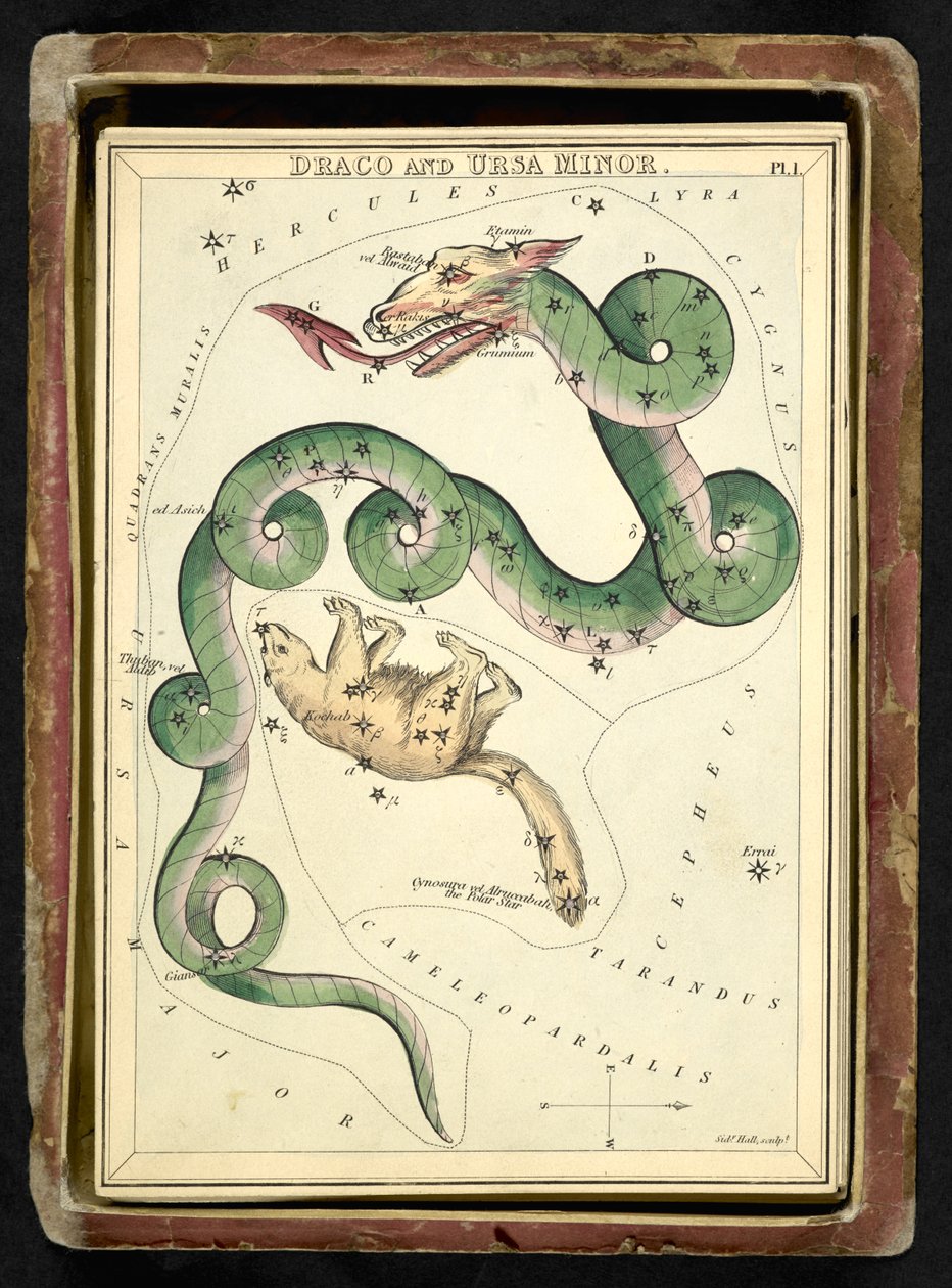 Kartor C.44.A.42 Draco och Ursa Minor, från 