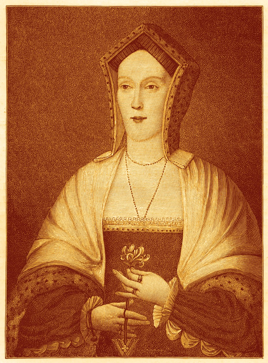 Margaret Pole, grevinna av Salisbury, illustration till "A Short History of The English People (Vol II)" av John Richard Green av English School